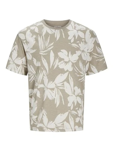 Mens Jeff Printed Short Sleeve T-Shirt Crockery M