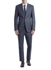 Men's Jerome Business Suit Set, Blue Pant, 29W x 30L