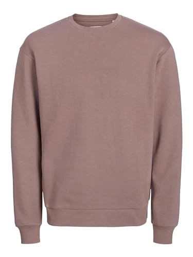 Men's Jjebradley Sweat Crew Noos Sweatshirt, Twilight Mauve, L