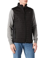 Men's JJEMULTI Bodywarmer Collar NOOS Jacket, Black, M