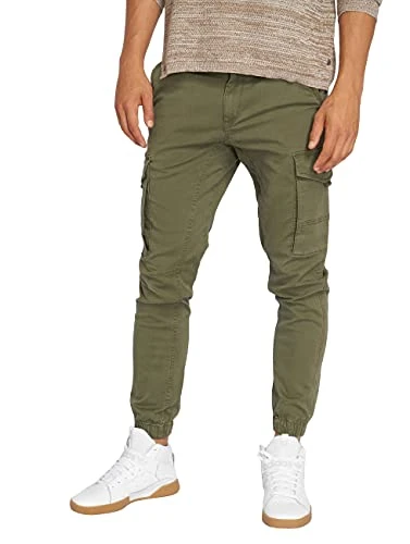 Men's Jjipaul Jjflake Akm 542 Olive Night Noos Trouser, Green (Olive Night), 34W 36L UK