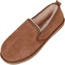 Men's Joshua Sheepskin Slipper, Chestnut Brown, 11 UK / 45 EU Men's Joshua Sheepskin Slipper, Chestnut Brown, 11 UK / 45 EU