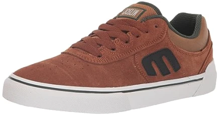 Men's Joslin Vulc Low Top Skate Shoe, Brown/Green, 9.5 UK