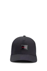 Mens Jude-SL Logo-patch cap in cotton twill Mens Jude-SL Logo-patch cap in cotton twill