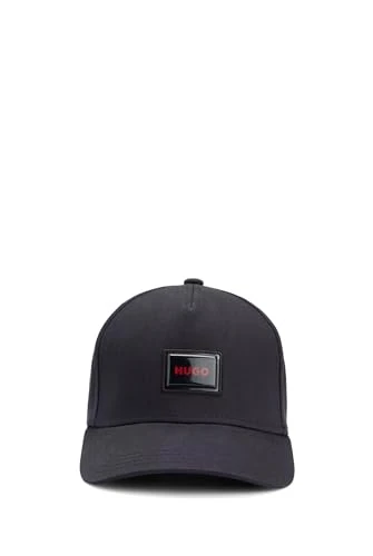 Mens Jude-SL Logo-patch cap in cotton twill