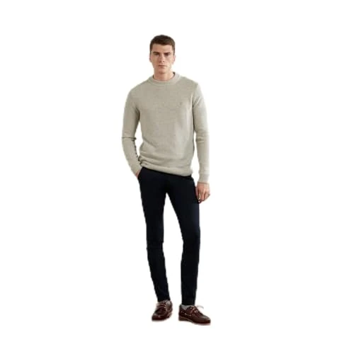 Mens Jumper Fog L Beige