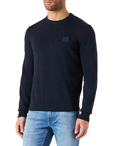 Men's Kanovano Pullover Sweater, Dark Blue404, XXL