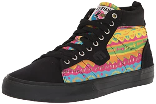 Men's Kayson HIGH Skate Shoe, Black/Print, 10.5 UK