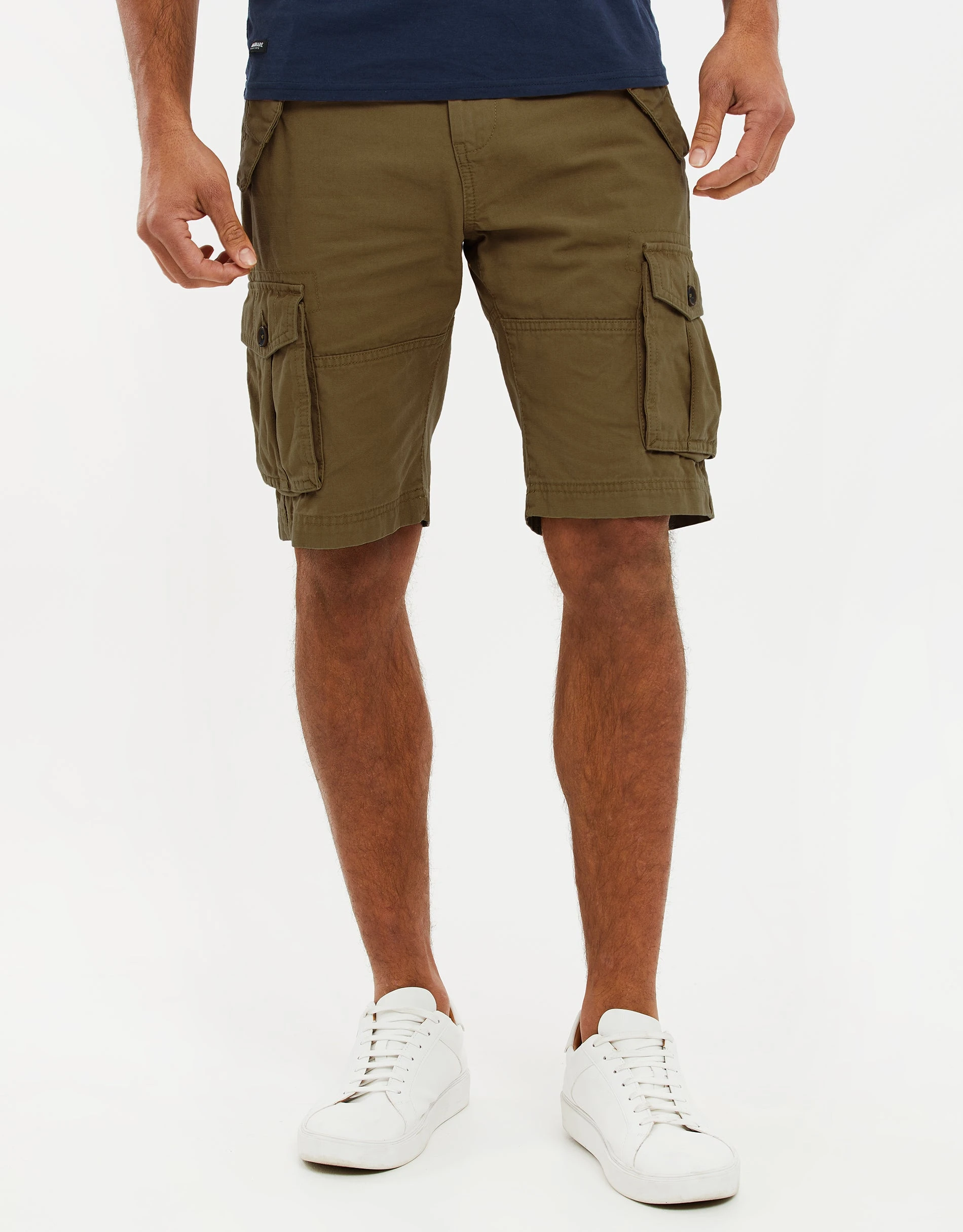 Men's Khaki Cargo Shorts