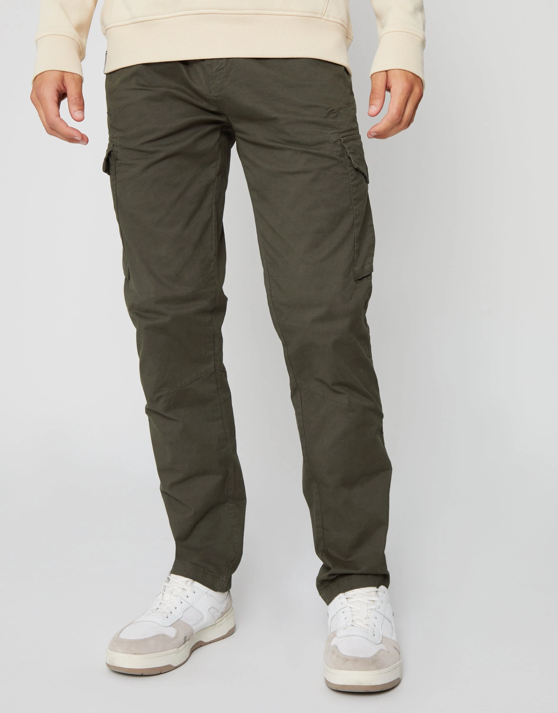 Men's Khaki Cargo Style Trouser