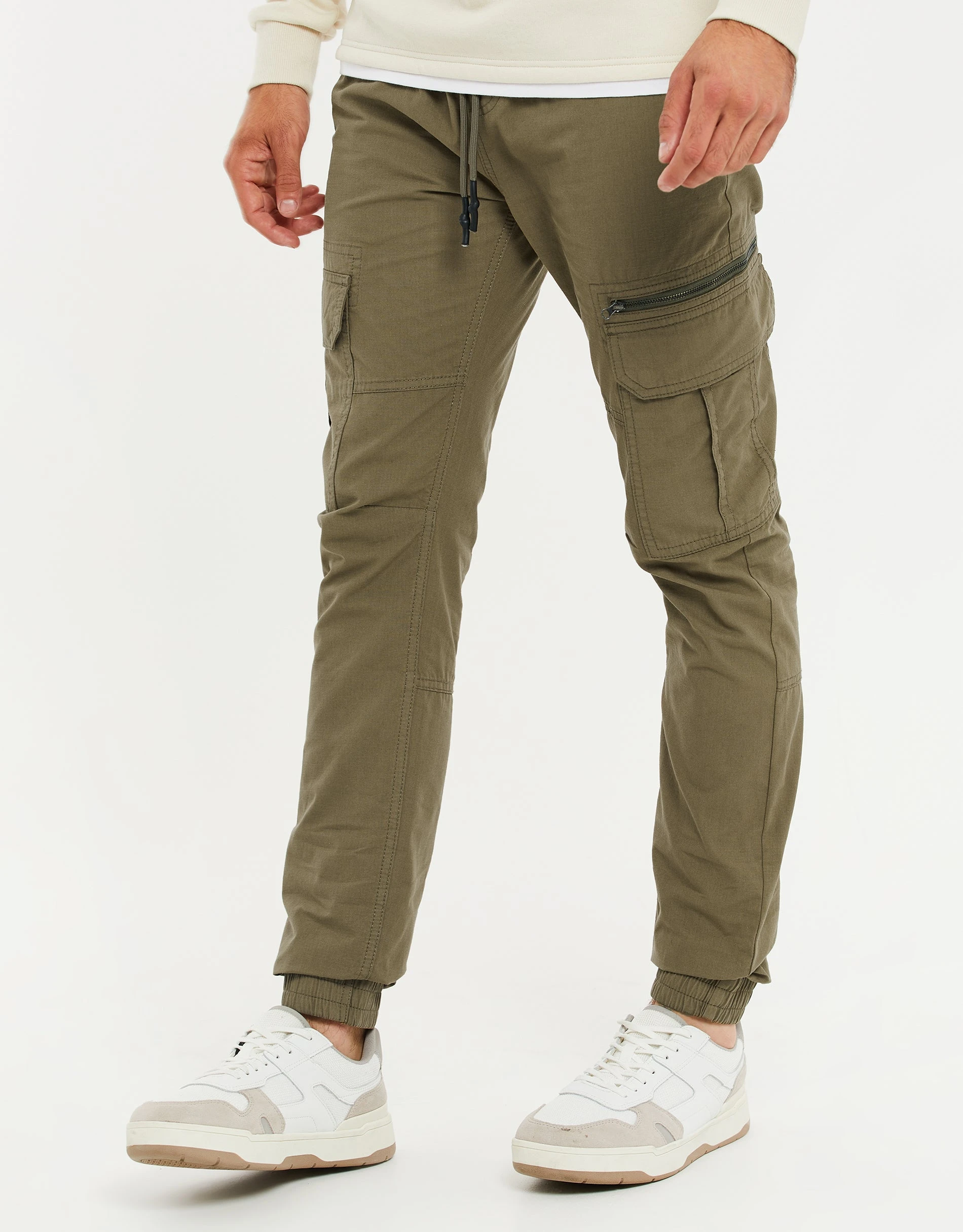 Men's Khaki Cargo Trousers