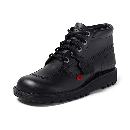 Men's Kick Hi Classic Ankle Boots | Extra Comfortable | Added Durability | Premium Quality, Black, 1