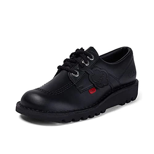 Men's Kick Lo Leather Shoes | Extra Comfort for Your Feet | Added Durability | Premium Quality, Blac