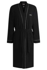 Men's Kimono BM Bathrobe, New-Black1, S