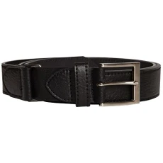 Mens Kingsize Xtenda Bonded Leather Belt - Black - 56