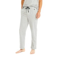 Men's Knit Sleep Pant Pyjama Bottoms, Grey Heather, S Men's Knit Sleep Pant Pyjama Bottoms, Grey Heather, S