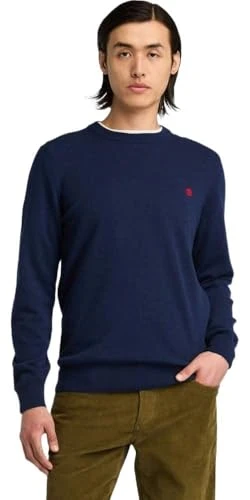 Men's Knox River TFO Wool Blended Crew Neck Sweater Dark Sapphire Sweatshirt, XXXL