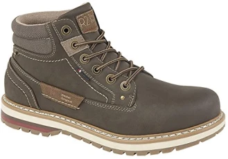 Mens Lace Up Fashion Sporty Casual Walking Trail Ankle Boots Shoes Size 6-12 - Brown - UK 8