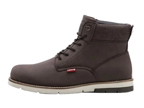 Men's Lace Up in These Classic Leather Boots, Made to Pair Easily with Denim. Ankle, Dark Brown, 13 