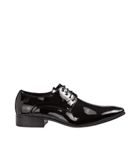 Mens Lace Up Patent Dinner Shoes (UK 7,Black) 10990-BLK-7 Mens Lace Up Patent Dinner Shoes (UK 7,Black) 10990-BLK-7