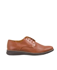 Mens Lace Up Smart-Casual Derby Shoes (UK 6,Camel) 10989-CAM-6