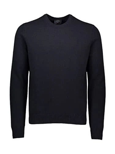 Men`s Lambswool Crew Neck Jumper - C0P1061 - Navy 752 (Large)