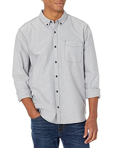 Men's Langford Button Down Shirt, Windy Sea, S