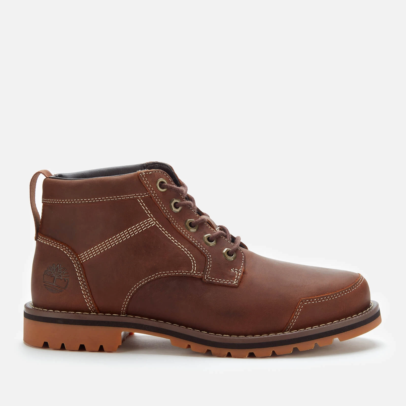 Mens Larchmont II Leather Chukka Boots - Rust - UK - Brown