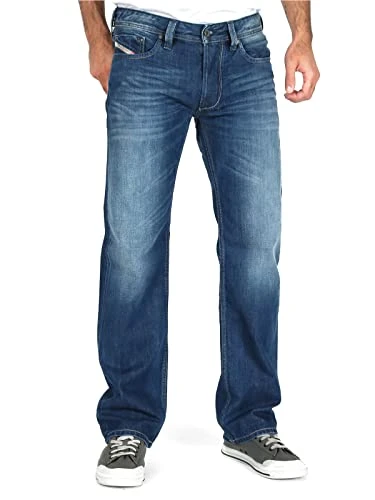 Men's Larkee L.32 Pantaloni Straight Jeans, Blue (Medium Blue 008Xr),W34/L32