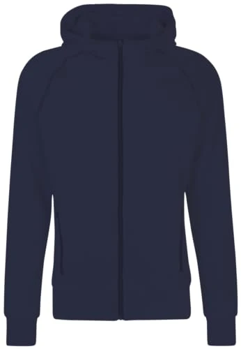 Men's Layer Hooded Zip Jacket, Black (Black Iris), XL