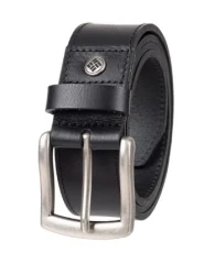 Men's Leather Belt (Black, L(Pant Size 36-38, Belt Size 38-40)), Black