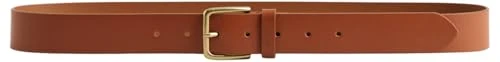 Men's Leather Belt, Sugar Almond, One Size