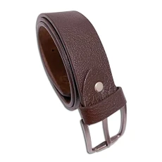 Mens Leather Belts| Leather Belts for Men for Jeans, Casual and Workwear| Mens Leather Belt made from Genuine Leather Brown and Black Belt Men (Brown, Medium)