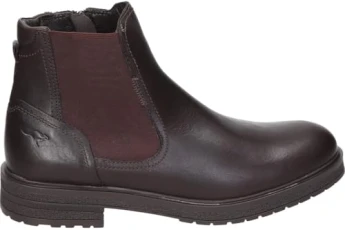 Men's Leather Boots, Brown, with Side Zip, Elegant Style for Winter, 660-18, brown, 10 UK Men's Leather Boots, Brown, with Side Zip, Elegant Style for Winter, 660-18, brown, 10 UK