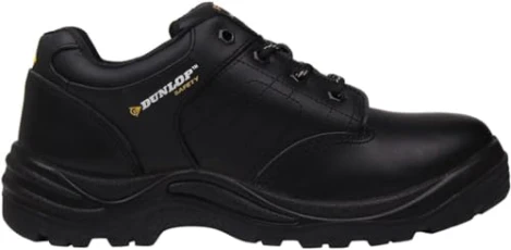 Mens Leather Steel Toe Cap Safety Shoes Boots Work Shoes Slip and Oil resistant Black Brown Honey (Black, uk_footwear_size_system, adult, men, numeric, medium, numeric_4)