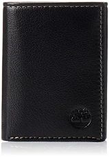 mens Leather Trifold With Id Window Tri Fold Wallet, Black (Blix), One Size UK