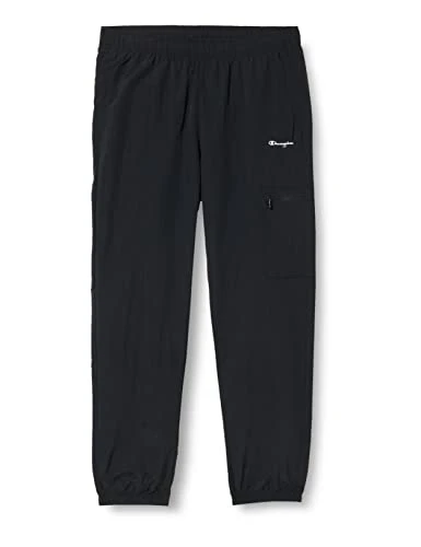 Men's Legacy Authentic Pants Peached Feel Crinckle Elastic Cuff Sweatpants, Black, M