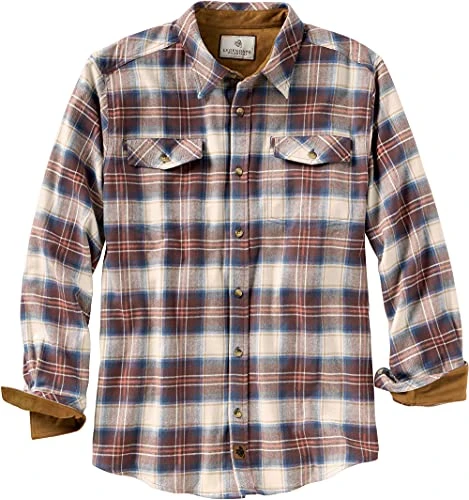 Men's Legendary Flannel Shirt, Old Firestone Plaid, Medium, Old Firestone Plaid, Medium