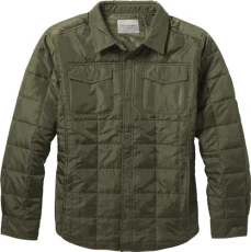Men's Legendary Outdoors Performance Quilted Snap Up Shirt Jacket, Army, XXL Men's Legendary Outdoors Performance Quilted Snap Up Shirt Jacket, Army, XXL