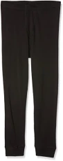 Men's Legging Maille Interlock Thermolactyl Degré 3 Thermal Bottoms, Black (Black), M