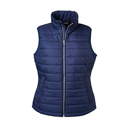 - Men's Light, Padded Quilted Vest (M, Navy)