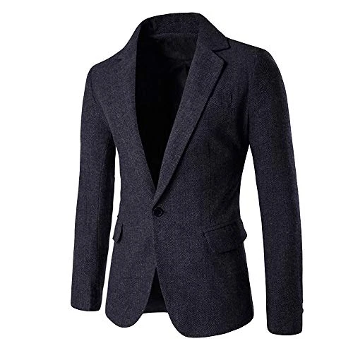 Men's Lightweight Blazer Regular Fit Casual Business Smart Suit Jacket Comfort Blazer Jacket Formal Timeless Elegance Modern Fit Street Wear Blazers and Sport Coats