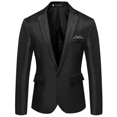 Men's Lightweight Blazer Regular Fit Casual Business Smart Suit Jacket Comfort Men Spring Shirts Tall v Neck Trendy Formal Prom Men's Suits
