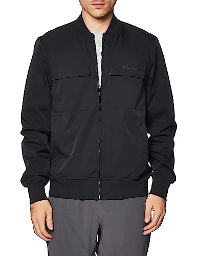 Men's, Lightweight Bomber Jacket, Logo, Black Small Script, S
