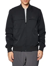 Men's, Lightweight Bomber Jacket, Logo, Black Small Script, S Men's, Lightweight Bomber Jacket, Logo, Black Small Script, S