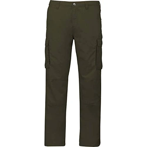 Men's Lightweight Multipocket Trousers - Light Khaki, 44 UK (54 FR), Men