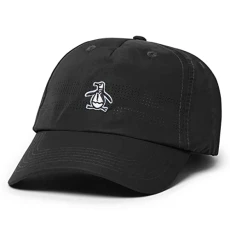 Mens Lightweight Perforated Cap - Caviar - One Size