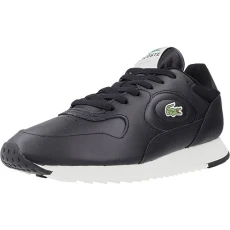 Mens Line Track Runners Black/Off White 10 (44.5) Mens Line Track Runners Black/Off White 10 (44.5)
