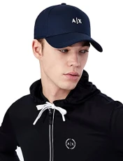 Men's Logo Baseball Cap, Blue, One Size
