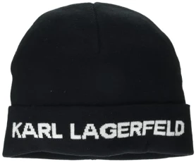 Men's Logo Beanie Hat, Black, One Size Men's Logo Beanie Hat, Black, One Size